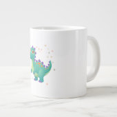 Grande Tasse joli dino dans l'espace (Devant droit)