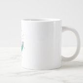 Grande Tasse joli dino dans l'espace (Droite)