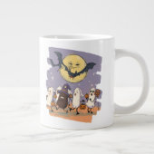 Grande Tasse Joli Ghost Kids Trick ou Treat Sous Lune Éffrayant (Droite)