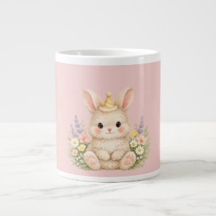 Grande Tasse Joli Lapin Jardin de Cottage Européen