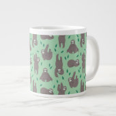 Grande Tasse Joli Motif de fentes (Devant droit)