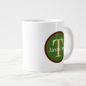 Grande Tasse Joli professeur ajouter monogramme (Devant droit)