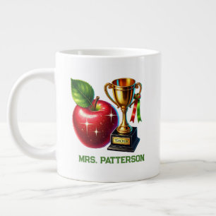 Grande Tasse Joli professeur le meilleur du monde ajoutez nom