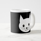 Grande Tasse Joli Visage De Chat. (Devant droit)