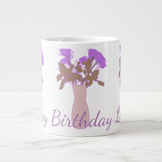 Grande Tasse Jolie douce Fleur originale Illustration Femmes (Devant)