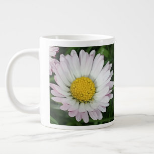 Grande Tasse Jolie marguerite blanche