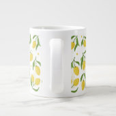 Grande Tasse Jolie Muge jaune citron (Dos)