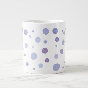 Grande Tasse Jolie œuvre d'art pointillée aux coups de pinceau