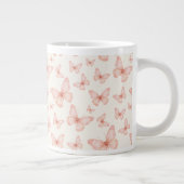 Grande Tasse Jolis papillons roses (Droite)