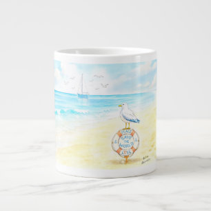 Grande Tasse Jon Seagull - Paix & Amour Sauvent le Monde