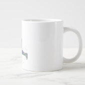 Grande Tasse Joueur de cricket en aquarelle (Droite)