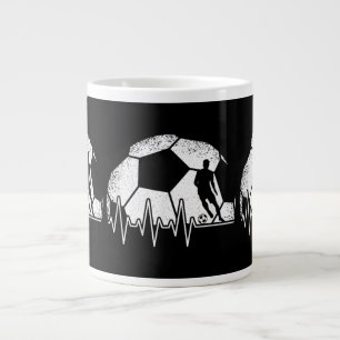 Grande Tasse Joueur de soccer Drôle