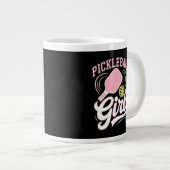Grande Tasse Joueuse de pickleball fille (Devant droit)