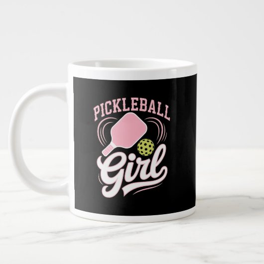 Grande Tasse Joueuse de pickleball fille (Gauche)