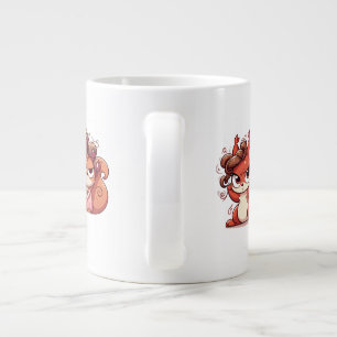 Grande Tasse Jour des cheveux d'écureuils glamour
