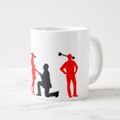 Grande Tasse Jour des fous d'avril (Devant droit)