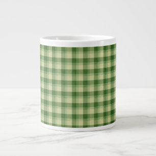 Grande Tasse Journée de la Saint Patrick à Plaid Vert