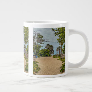 Grande Tasse Journées de plage, ciel couvert, Bienvenue à la pl