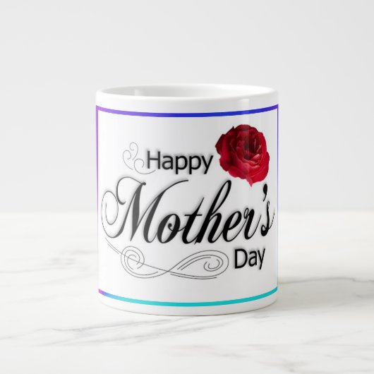 Grande Tasse Joyeuse Fête des Mères (Devant)