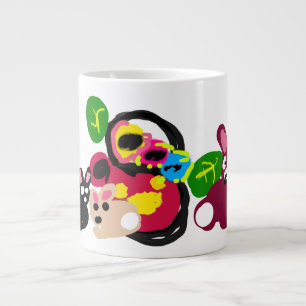 Grande Tasse Joyeuse fête des mères lapins et lapin