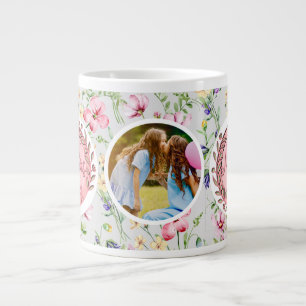 Grande Tasse Joyeuse Fête des Mères Photo Élégante Moderne