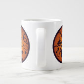 Grande Tasse Joyeuse lanterne d'Halloween araignées et chauves- (Dos)