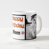 Grande Tasse Joyeuse maman d'anniversaire, meilleure maman, per (Devant droit)