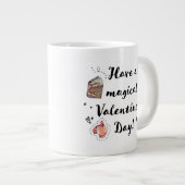 Grande Tasse Joyeuse Saint-Valentin magique (Devant droit)