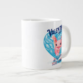 Grande Tasse Joyeuse Saint-Valentin Restez bizarre restez aimé (Devant droit)