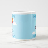 Grande Tasse Joyeux anniversaire ! Ajouter L'Âge Opossum & Ball (Devant)