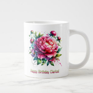 Grande Tasse Joyeux anniversaire Clarice