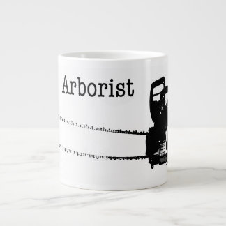 Grande Tasse Joyeux Arboriste de Noël Chainsaw