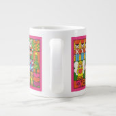 Grande Tasse Joyeux Collage de Noël (Dos)