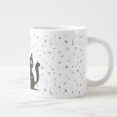 Grande Tasse Joyeux Halloween chat & citrouille (Droite)