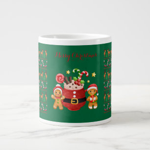 Grande Tasse Joyeux Motif de Noël, Cadeaux de Noël