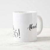 Grande Tasse Joyeux Noël avec Citation Arbre/Noël /Mug (Devant droit)