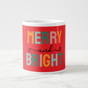 Grande Tasse Joyeux Noël Classique Unique Minimaliste Simple