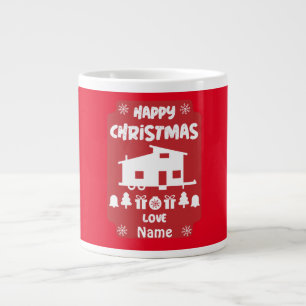 Grande Tasse Joyeux Noël de la petite maison