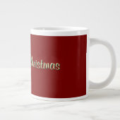 Grande Tasse Joyeux Noël Dk Rouge (Droite)