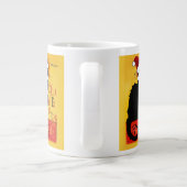 Grande Tasse Joyeux Noël Du Conversation Noir (Dos)