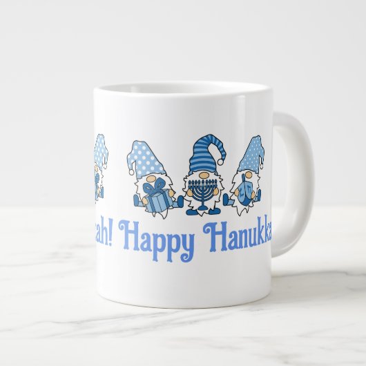 Grande Tasse Joyeux Noël Hanoukka (Devant droit)