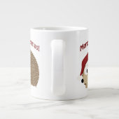 Grande Tasse Joyeux Noël Hérisson (Dos)