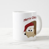 Grande Tasse Joyeux Noël Hérisson (Devant droit)