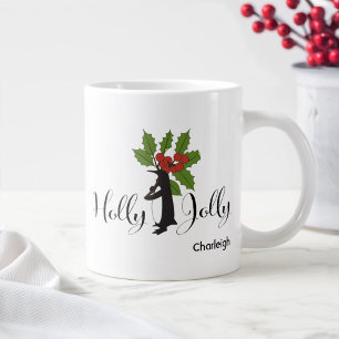 Grande Tasse Joyeux Noël Mignon Drôle Manchot