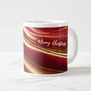 Grande Tasse Joyeux Noël-Ruby Rouge et or-