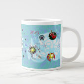 Grande Tasse Joyeux Noël Vent Santa Claus Sock (Droite)