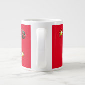 Grande Tasse Joyeux Noël Vent Santa Claus Sock (Dos)