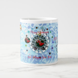 Grande Tasse Joyeux Noël Vent Santa Claus Sock