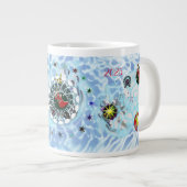 Grande Tasse Joyeux Noël Vent Santa Claus Sock (Devant droit)