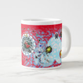 Grande Tasse Joyeux Noël Vent Santa Claus Sock (Devant droit)